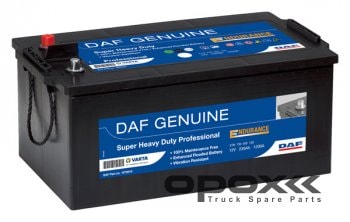 Зарядка аккумуляторных батарей грузовика DAF XF